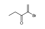 1-Penten-3-one,2-bromo-结构式