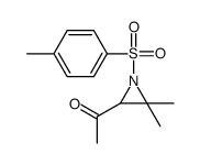 1-[3,3-dimethyl-1-(4-methylphenyl)sulfonylaziridin-2-yl]ethanone结构式
