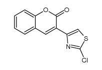 3-(2-chloro-thiazol-4-yl)-coumarin结构式