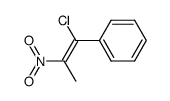 1-Chlor-1-phenyl-2-nitro-1-propen结构式