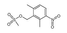 2,6-dimethyl-3-nitrobenzyl methanesulfonate结构式