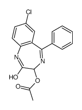 3-乙酰氧基-7-氯-1,3-二氢-5-苯基-2H-1,4-苯并二氮杂革-2-酮图片