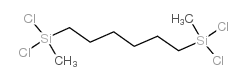 1,6-双(二氯甲基甲硅烷基)己烷结构式