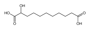 2-Hydroxyundecanedioic acid Structure