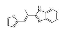 2-[1-(furan-2-yl)prop-1-en-2-yl]-1H-benzimidazole Structure