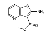 Thieno[3,2-b]pyridine-3-carboxylic acid, 2-amino-, methyl ester (9CI) Structure