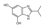 1H-Benzimidazole-4,6-diol,2-(1-methylethyl)-(9CI) structure