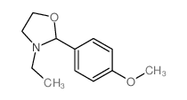 3-ethyl-2-(4-methoxyphenyl)oxazolidine结构式