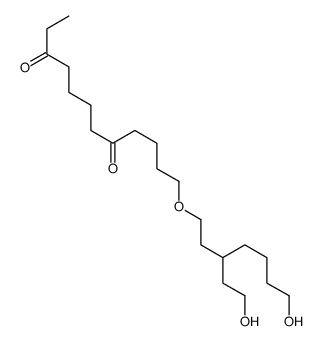 12-[7-hydroxy-3-(2-hydroxyethyl)heptoxy]dodecane-3,8-dione结构式