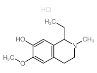 1-ethyl-6-methoxy-2-methyl-3,4-dihydro-1H-isoquinolin-7-ol Structure