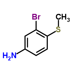 3-Bromo-4-(methylsulfanyl)aniline structure