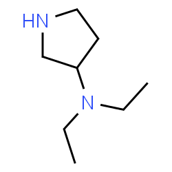 3-(Diethylamino)pyrrolidine结构式