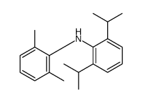 N-[2,6-di(propan-2-yl)phenyl]-2,6-dimethylaniline Structure