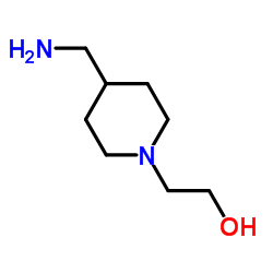 2-(4-(Aminomethyl)piperidin-1-yl)ethanol Structure