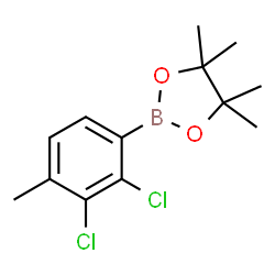 2-(2,3-Dichloro-4-methylphenyl)-4,4,5,5-tetramethyl-1,3,2-dioxaborolane structure