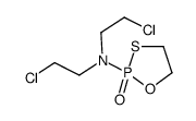 N,N-bis(2-chloroethyl)-2-oxo-1,3,2λ5-oxathiaphospholan-2-amine Structure