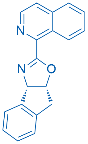 (3aS,8aR)-2-(异喹啉-1-基)-8,8a-二氢-3aH-茚并[1,2-d]恶唑结构式