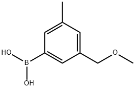 3-Methyl-5-(methoxymethyl)phenylboronic acid结构式