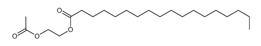 2-acetyloxyethyl octadecanoate Structure