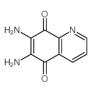 5,8-Quinolinedione,6,7-diamino-结构式