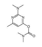 2-(dimethylamino)-6-Methylpyrimidin-4-yl dimethylcarbamate Structure