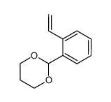 1,3-Dioxane,2-(2-ethenylphenyl)-(9CI) Structure