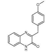 3-(4-methoxybenzyl)quinoxalin-2(1H)-one结构式