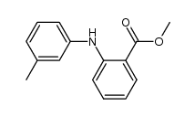 N-(3-methylphenyl)anthranilic acid methyl ester结构式