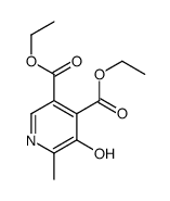 diethyl 5-hydroxy-6-methylpyridine-3,4-dicarboxylate结构式