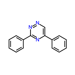 3,5-Diphenyl-1,2,4-triazine Structure