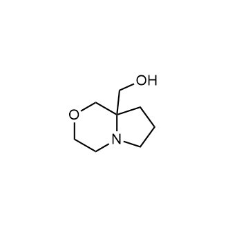 (四氢-1H-吡咯并[2,1-c][1,4]噁嗪-8a(6H)-基)甲醇结构式