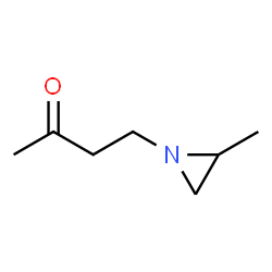 2-Butanone, 4-(2-methyl-1-aziridinyl)-, trans- (8CI) Structure