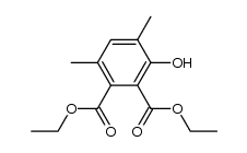 Diethyl-3,5-dimethyl-6-hydroxy-phthalat Structure