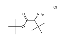 D-tert-leucine t-butyl ester hydrochloride结构式