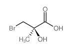 (2R)-3-溴-2-羟基-2-甲基丙酸结构式