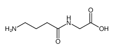 N-(4-Amino-butyryl)-glycine结构式