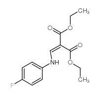 2-((((4-氟苯基)氨基)亚甲基)丙二酸二乙酯结构式