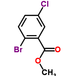 Methyl 2-bromo-5-chlorobenzoate Structure