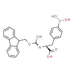 Fmoc-4-Borono-L-Phenylalanine结构式