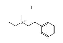ethyl-methyl-phenethyl sulfonium , iodide Structure