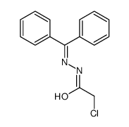 N-(benzhydrylideneamino)-2-chloroacetamide Structure