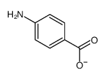 4-aminobenzoate结构式
