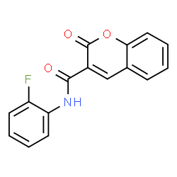 N-(2-fluorophenyl)-2-oxo-2H-chromene-3-carboxamide结构式