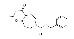 1-benzyl 4-ethyl 5-oxoazepane-1,4-dicarboxylate Structure