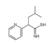 4-methyl-2-pyridin-2-ylpentanethioamide结构式