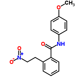 N-(4-METHOXYPHENYL)-2-(2-NITROETHYL)BENZENECARBOXAMIDE structure