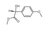 methyl (R)-2-hydroxy-2-(4-methoxyphenyl)acetate结构式