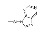 9-Trimethylsilyl-9H-purine结构式