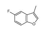 5-氟-3-甲基苯并呋喃结构式