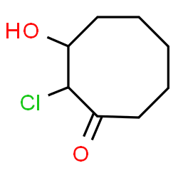 Cyclooctanone,2-chloro-3-hydroxy- structure